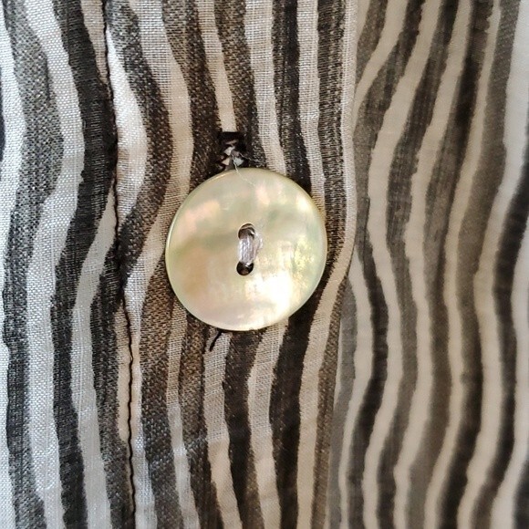 NWOT TERRA SJ APPAREL TUNIC TOP JACKET SIZE SMALL BLACK WHITE GRAY A-LINE DRESSY - Picture 6 of 11